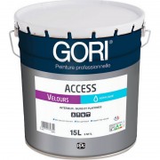Peinture acrylique GORI Access murs et plafonds Velours Blanc 15L