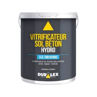 Vitrificateur béton DURALEX X O TAN HYDRO vernis polyuréthane haute protection des sols INCOLORE
