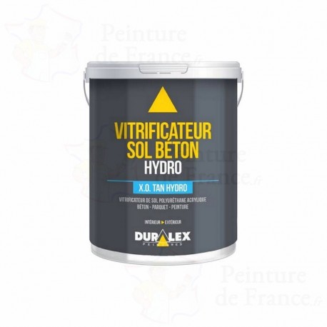 Vitrificateur béton DURALEX X O TAN HYDRO vernis polyuréthane haute protection des sols INCOLORE 1L