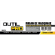 Adhésif de masquage OUTIL PRO ruban idéal pour travaux peinture 25mm x 50 m