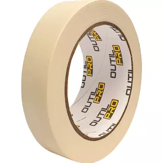 Adhésif de masquage OUTIL PRO ruban idéal pour travaux peinture 25mm x 50 m (pack de 6)
