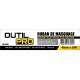 Adhésif de masquage OUTIL PRO ruban travaux peinture 48 mm x 50 m (pack de 6)