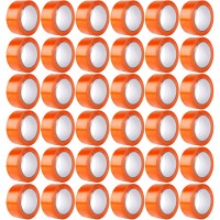 Adhésif bâtiment PVC Orange pour façades crépis, taloché ou lisse 33 m x 50 mm (pack de 36)