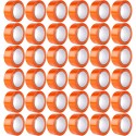 Adhésif bâtiment PVC Orange pour façades crépis, taloché ou lisse 33 m x 50 mm (pack de 36)