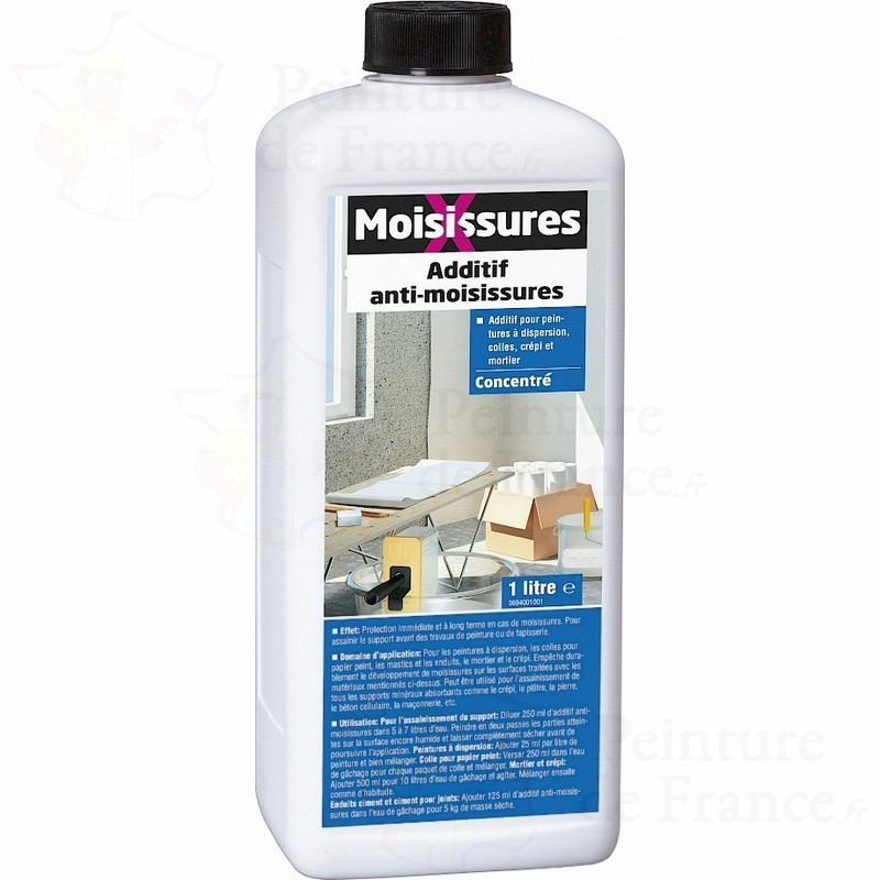 Additif anti-moisissures pour peinture DECOTRIC prévention