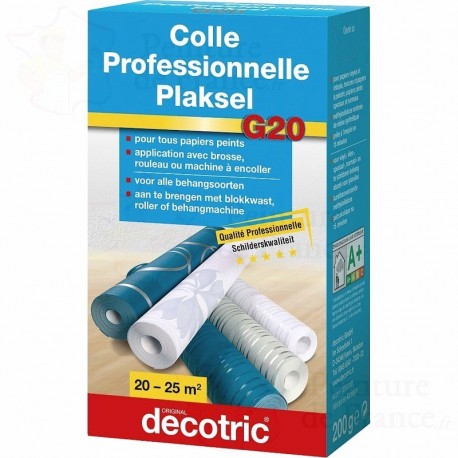 Colle papier peint DECOTRIC G20 Professionnelle 4 à 5 rouleaux 200g