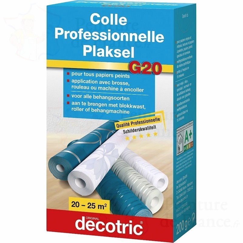 Colle papier peint DECOTRIC G20 Professionnelle 4 à 5 rouleaux