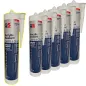 Mastic Acrylique C-10 application facile, anti-moisissure, peut être peint (lot de 6 x 300 ml) Mastic Acrylique C-10 application facile, anti-moisissure, peut être peint (lot de 6 x 300 ml)