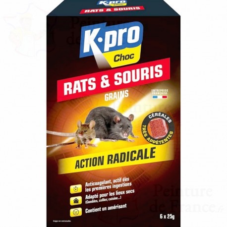 mort au rat, poison a rat efficace, anti rat, raticide, grain raticide