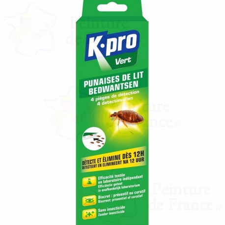 Piège punaise de lit K.PRO efficace, préventif, curatif, sans