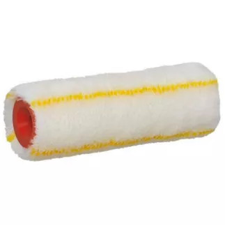 RAYÉ JAUNE rouleaux L.180mm ROTA polyacrylique méché couvrant et économique poils: 12 mm (x10)