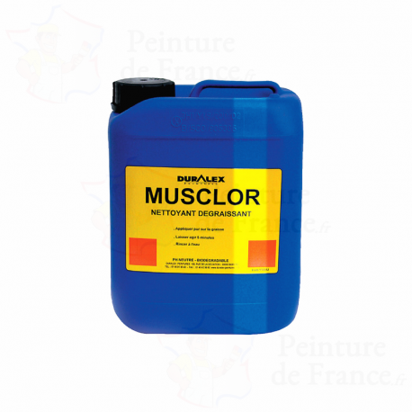 Nettoyant professionnelle DURALEX MUSCLOR dégraissant liquide jaune fluorescent 1l