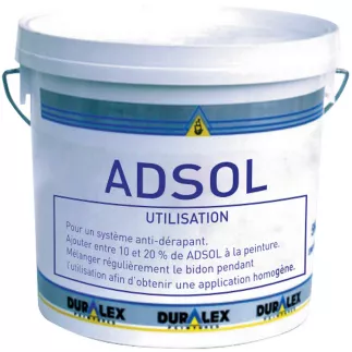 Poudre additive antidérapant DURALEX ADSOL pour des sols durables et sécurisés