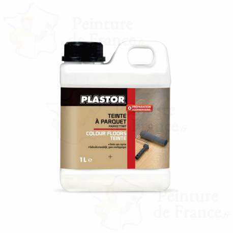 Teinte parquet PLASTOR COLOUR FLOORS colorants intenses et durable des bois intérieurs 1l