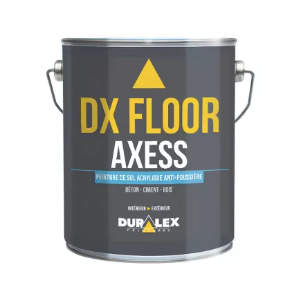 Peinture de sol PRO DURALEX DX FLOOR AXESS adhérence extrême, anti-poussière, séchage rapide