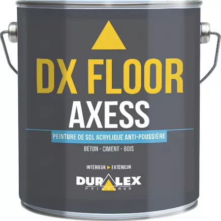 Peinture de sol PRO DURALEX DX FLOOR AXESS adhérence extrême, anti-poussière, séchage rapide