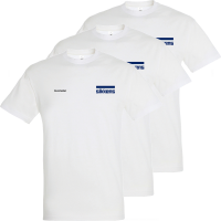 T-shirt SIKKENS double épaisseur pour chantier, col renforcé - Lot x3
