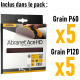 Pack XXL Ponceuse Rotative MIRKA DEROS RS600 + 160 Abrasifs & Coffret de rangement