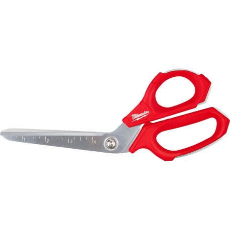 Ciseaux de chantier robustes, confortable et ergonomiques - Lames antirouille - MILWAUKEE