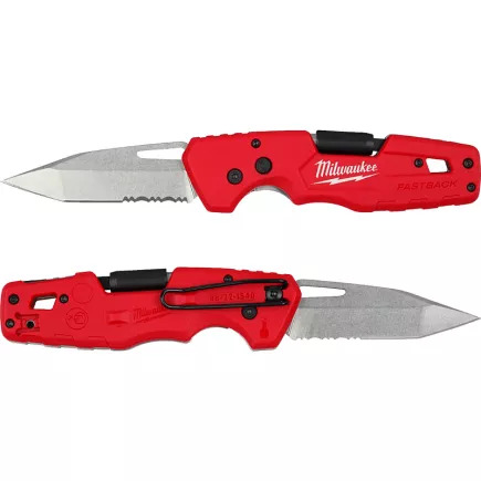 Couteau pliable multifonction 5 en 1 FASTBACK ouvre-bouteille, clip ceinture - MILWAUKEE