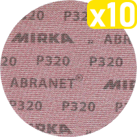 Disques abrasifs Abranet MIRKA diamètre 150 mm - haute performance (vendu en vrac x10)
