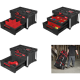Packout 2 Tiroirs Milwaukee - Boîte à outils modulable et empilable ultra résistante