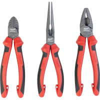 Set de 3 pinces MILWAUKEE durabilité et confort pour tous vos travaux