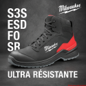 Chaussure de sécurité montante MIWAUKEE FLEXTRED™ S3S ESD FO SR - Protection, confort et légèreté