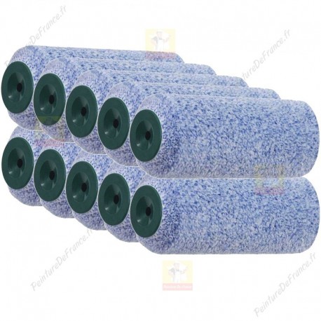 MICROTEX rouleau ROTA bouts biseautés L.180 Pommelé, poché Poils: 12 mm (carton de 10)