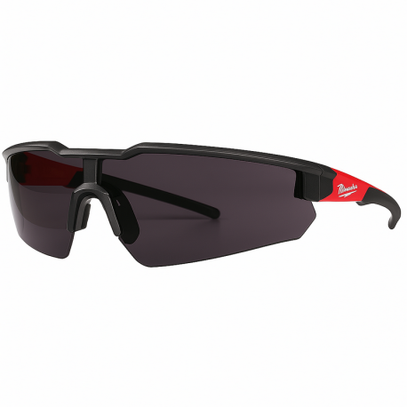 Lunettes de sécurité teinté MILWAUKEE Protection UV, anti-buée & anti-rayure - confort, léger et certifié EN166