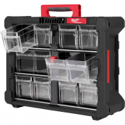 Organiseur Tip Bin PACKOUT MILWAUKEE rangement pro modulable, robuste - 50 x 38,6 cm