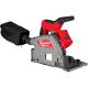 Pack Scie plongeante MILWAUKEE M18 FUEL 55 mm + 2 batteries 5.5Ah + chargeur + coffret PACKOUT XL