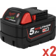 Coffret MILWAUKEE M18 FUEL - Perceuse, 2 batteries 5.0Ah, Chargeur rapide, Projecteur LED et veste