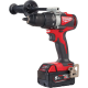 Pack MILWAUKEE perceuse visseuse brushless 18V avec 2 batteries 5.0Ah et chargeur rapide