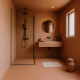 Kit complet béton ciré spécial salle de bain 5m² - châtaigne
