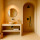 Kit complet béton ciré spécial salle de bain 5m² - ocre jaune de puisaye