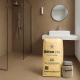 Kit complet béton ciré spécial salle de bain 5m² - ombre naturelle HC