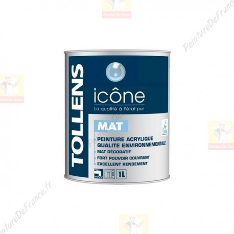 Peinture TOLLENS professionnelle Icône Mat 1l