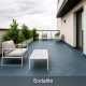 Kit complet béton ciré SOL EXTERIEUR 5 m² : Sodalite