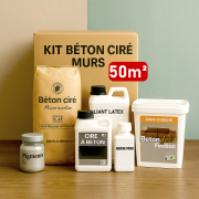 Kit complet Pro béton ciré MURS CARTON COMPLET 50M²