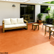 Kit complet béton ciré SOL EXTERIEUR 10 m² : primaire, poudre, résine latex, vernis de protection