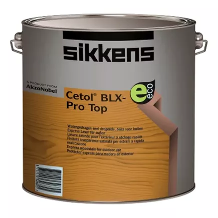 Cetol BLX‑Pro Top - lasure microporeuse premium UV bois extérieure satinée SIKKENS