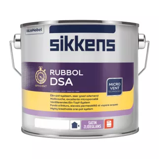 Rubbol DSA SIKKENS - Laque satinée solvanté microporeuse 2 en 1 premium pour bois extérieur