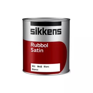 SIKKENS Rubbol Satin: Peinture laque bois satin haut rendement - finition premium menuiseries