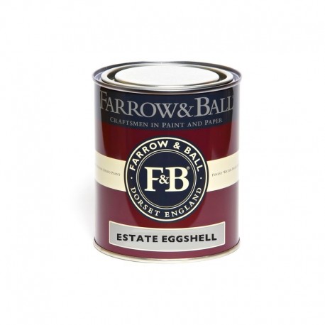 FARROW & BALL Estate Eggshell peinture satinée lessivable et durable bois métal - faible odeur 750ML