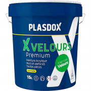 PLASDOX PRO X Velours Premium - Peinture murs et plafonds A+, classe 1, lessivable 15L