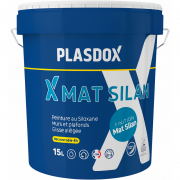 PLASDOX PRO X Mat Silan - Peinture murs et plafonds fort pouvoir couvrant 15L