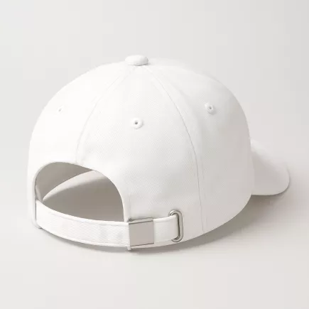 Casquette TOLLENS Blanche 100% coton, taille Réglable, finition Premium