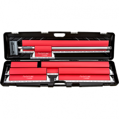L’OUTIL PARFAIT Valise ParfaitLiss' Grande surface : 6 lames à lisser de 25 à 100 cm + perche 2 x 1 m