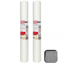 Rouleaux FISSNET 95 tissu de verre réparation professionnel 50 m² (lot x2)